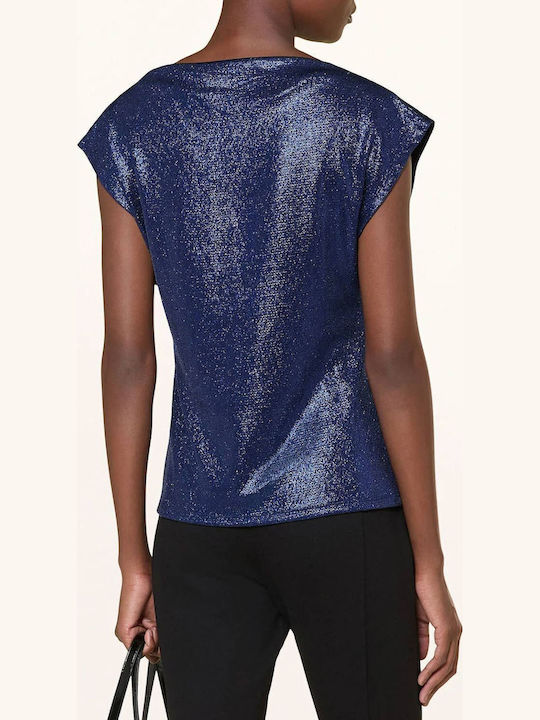 Ted Baker Bluza Damă Mâneci Scurte Albastru Navy