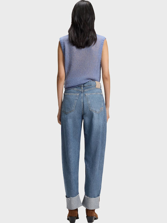 Damenjeans in Ballon-Linie Medium Aged Denim