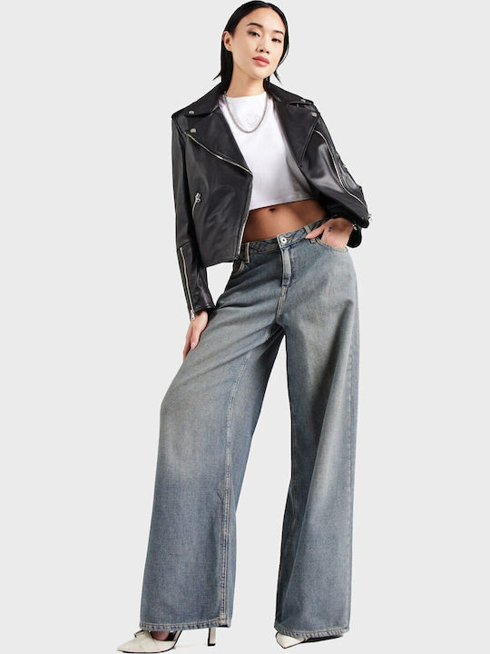 Women's Jean Trousers Medium Aged Denim