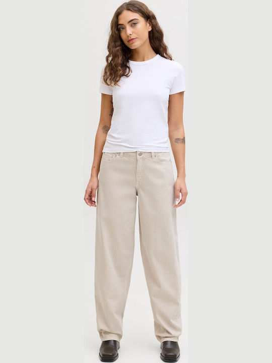 Women's Jean Trousers Ecru