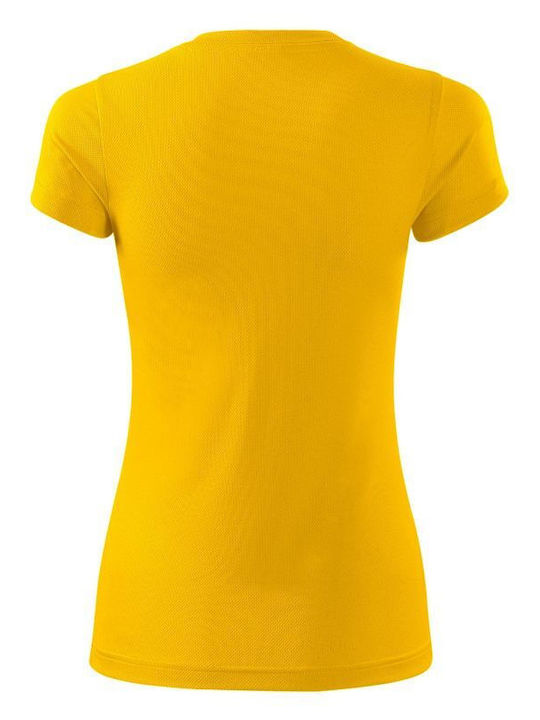 Malfini Γυναικείο Διαφημιστικό T-shirt Κοντομάνικο Yellow