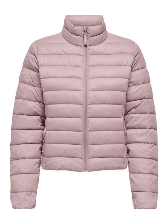 Damen Puffer Jacke für Winter Pink (burnished-lilac)