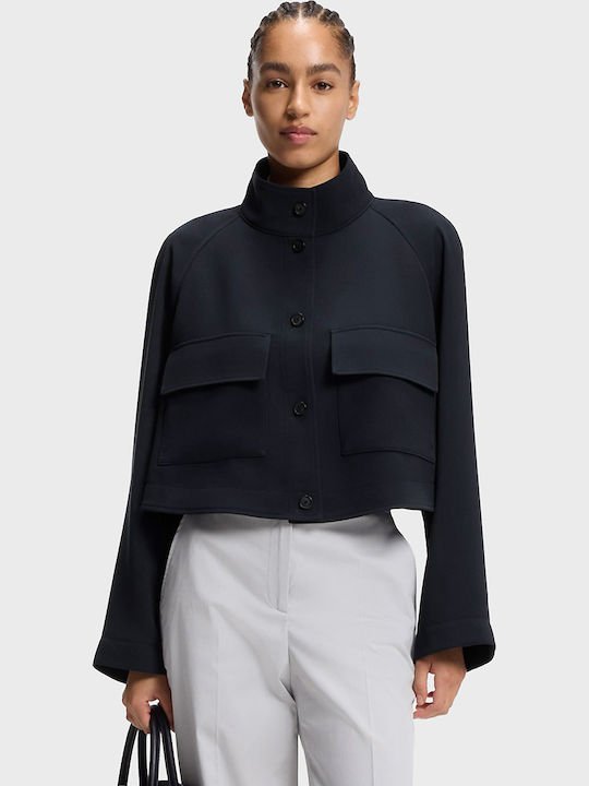 Boss Women's Crepe Blazer Dark Blue