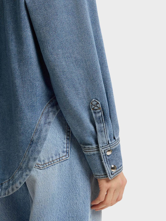 Gareve Women's Denim Long Sleeve Shirt Blue