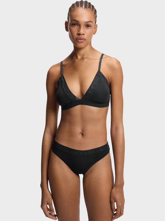 Cotton Women's String Black