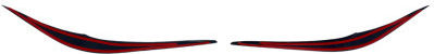 Bmw F22 F23 F87 2014-2020 M2 Glossy Black Headlight Eyebrows