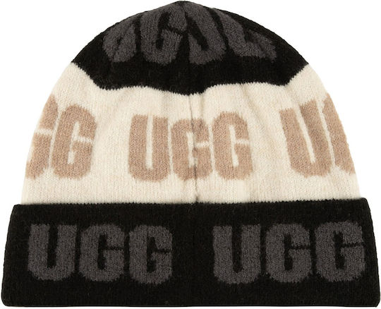 Graphic Logo Beanie Beanie Knitted in Black color
