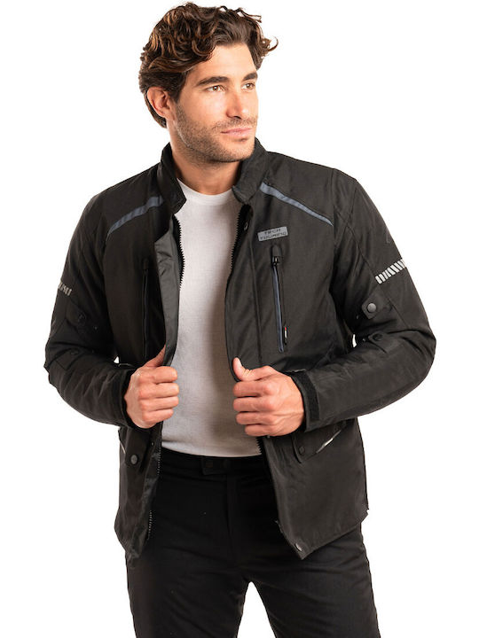 AGVpro Boston Dry-Tex Men's Motorcycle Jacket Cordura 4 Seasons Waterproof Black