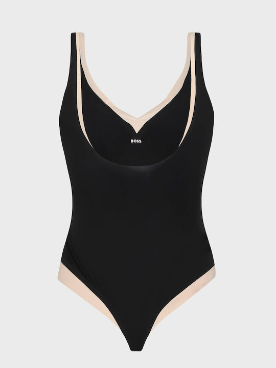 Boss Two-tone Bodysuit Bodysuit_b.mirage Black Lingerie Women's Black 50556246-001