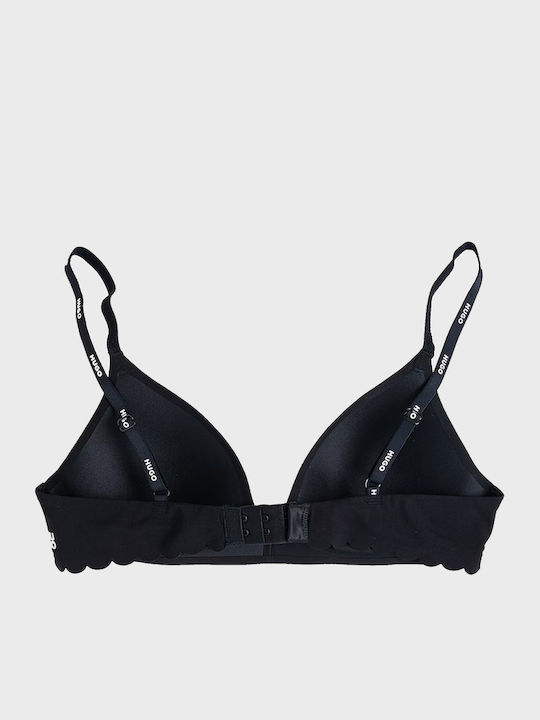 Hugo Bralette Logo Trims Original Black Εσώρουχα Female Black 50557277-001