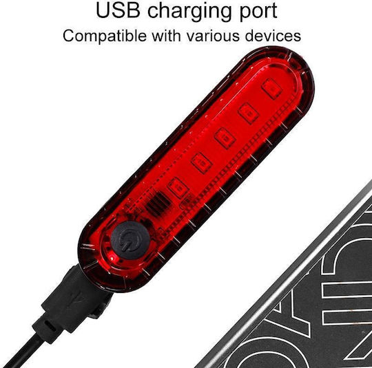 TBD0605008701A Rechargeable Rear Bicycle Light