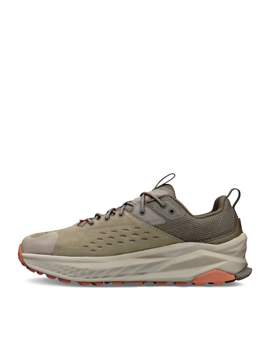 Altra Olympus 6 Hike Men's Hiking Shoes Waterproof with Gore-Tex Membrane Brown