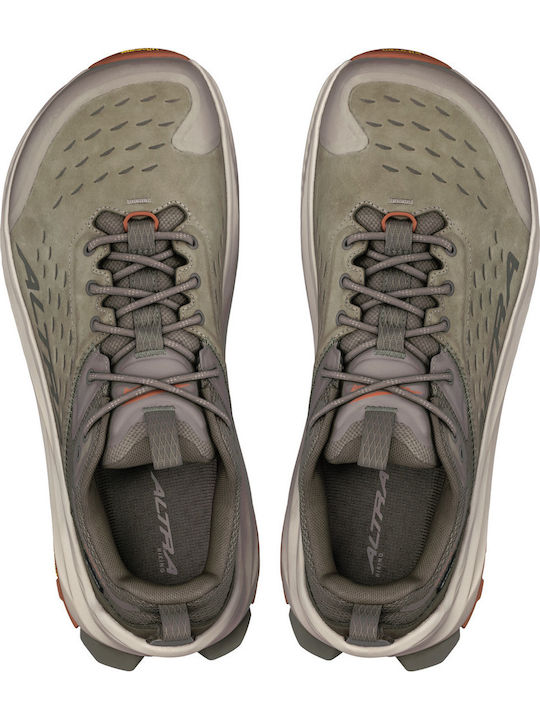 Altra Olympus 6 Hike Men's Hiking Shoes Waterproof with Gore-Tex Membrane Brown