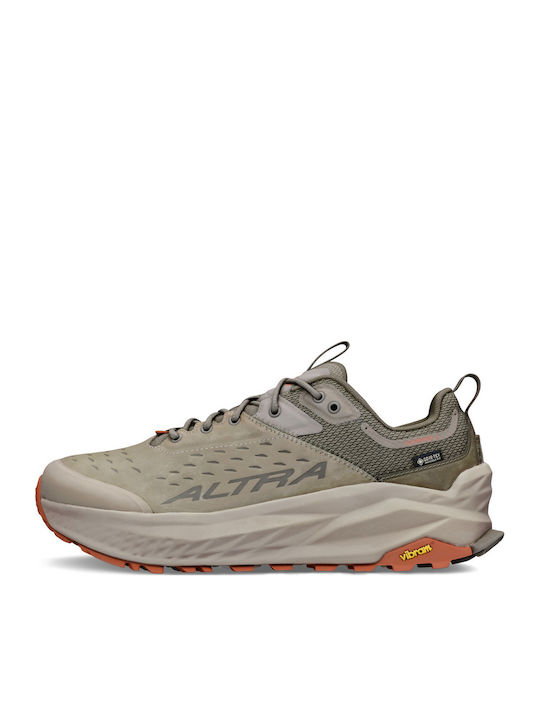 Altra Olympus 6 Hike Men's Hiking Shoes Waterproof with Gore-Tex Membrane Brown