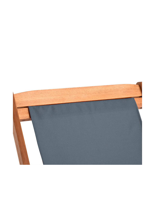Liegestühle Holz mit Gray Stoff 94x60x94cm