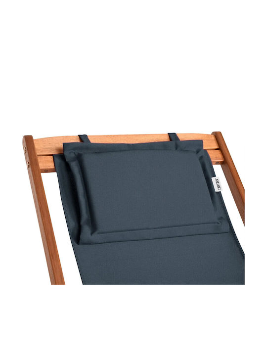 Liegestühle Holz mit Gray Stoff 94x60x94cm