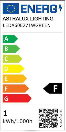 Sanex Bec LED 1W pentru Soclu E27 Verde