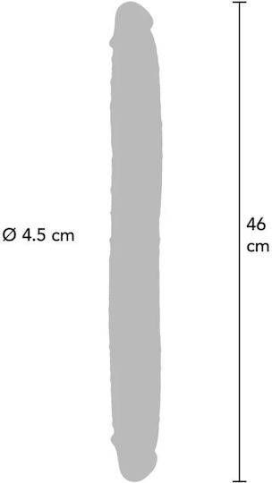 Get Real Realistisches Dildo Braun 46cm