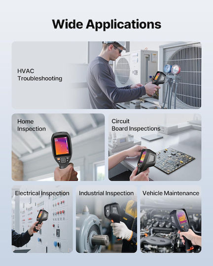 Vevor Handheld Thermal Camera with Screen 3.45" 20°C-550°C FWIFIYHWRXY32CPHW002V9
