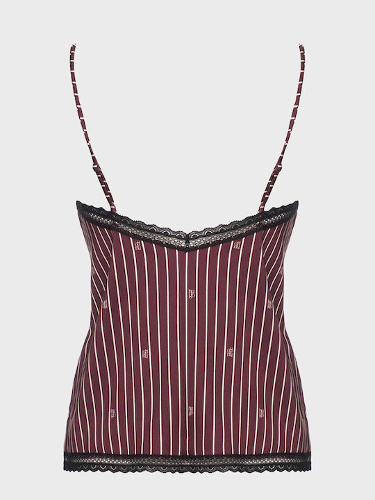 Unique Women's Sleeveless T-Shirt Bordeaux