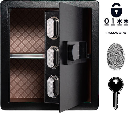 Safe with Digital Fingerprint Lock L40xW36xH30cm SF00008