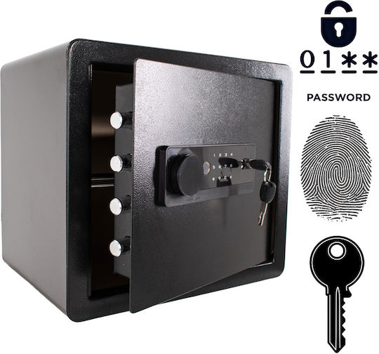 Tresor mit digitalem Schloss Abmessungen H36xB40xH30cm SF00006