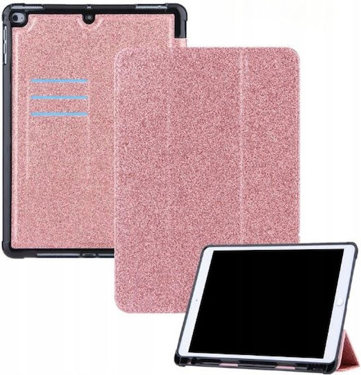 Case Ipad Pro 9,7 / Air 2 / Air 1 Magnetischer Verschluss Rosa Glitzer