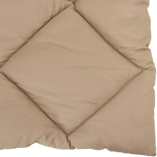 vidaXL Παπλωματοθήκη Υπέρδιπλη 220x260 Taupe