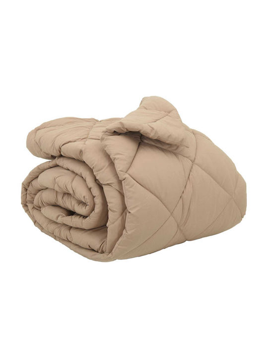 vidaXL Плик за Завивка Двоен 200x220 Taupe
