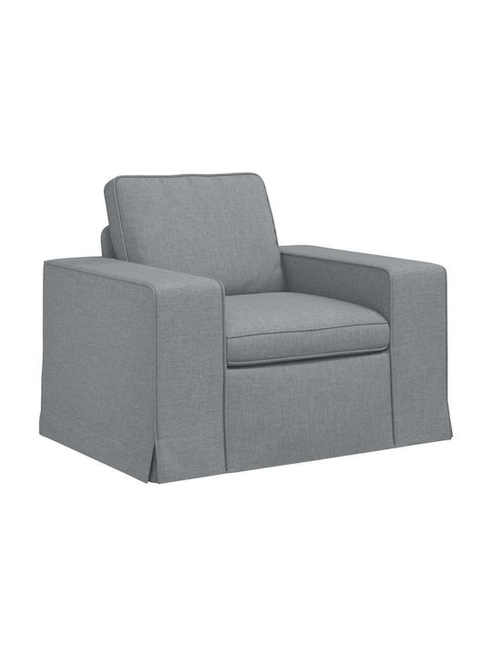 Armchair Light Gray 102x80x82cm