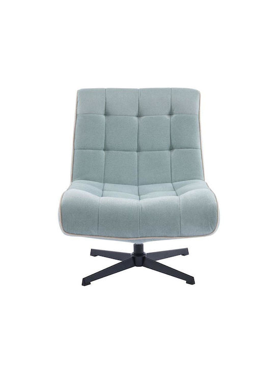 Fl820 Relax Armchair Swivel Mint Green 71x82x86cm
