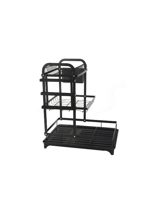 Verk Group Metallic Black Sink Strainer 41.5x29.5cm