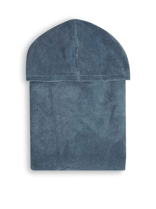 Cannon Bademantel mit Kapuze Dark Petrol