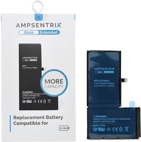 Ampsentrix Συμβατή Μπαταρία Αντικατάστασης για iPhone XS Max