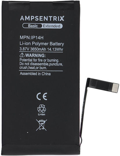 Ampsentrix Compatible Replacement Mobile Phone Battery 3650mAh for iPhone 14