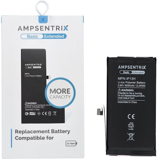 Ampsentrix Baterie de înlocuire compatibilă pentru iPhone 13