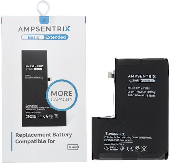 Ampsentrix Compatible Replacement Battery for iPhone 12 Pro Max