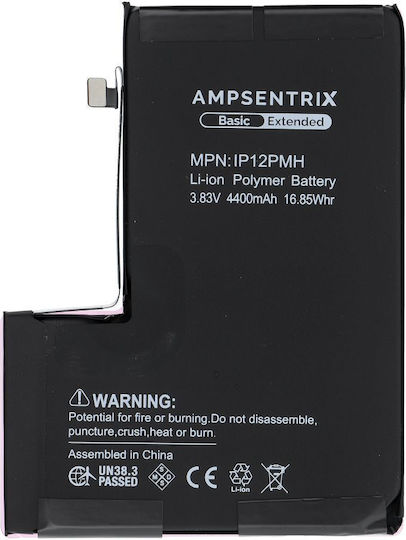 Ampsentrix Compatible Replacement Battery for iPhone 12 Pro Max