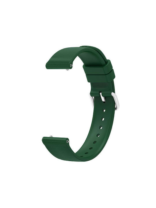 Monochrome Watch Strap Silicone Texture Xiaomi Watch S4 41mm Dark Green