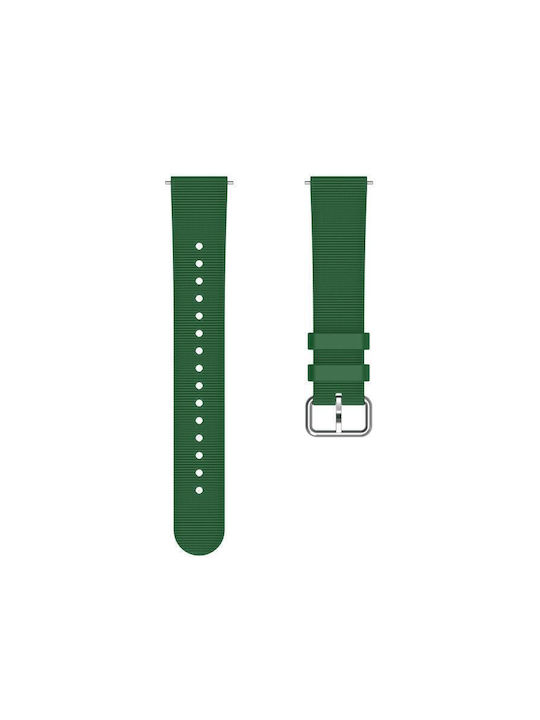 Monochrome Watch Strap Silicone Texture Xiaomi Watch S4 41mm Dark Green