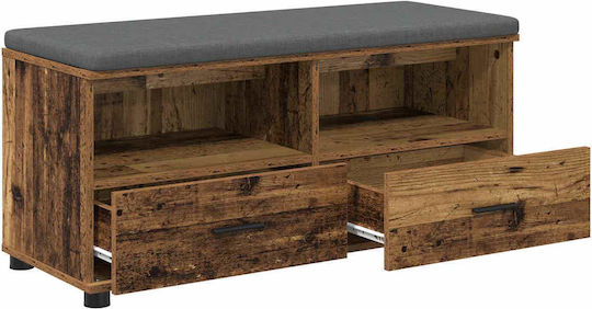 Eingangsmöbel mit Bank Old Wood 100x38x46cm