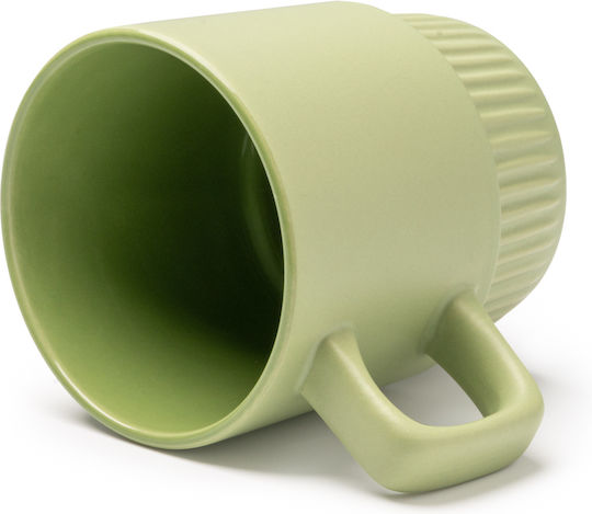 Longi Cană Ceramică Roșie 300ml