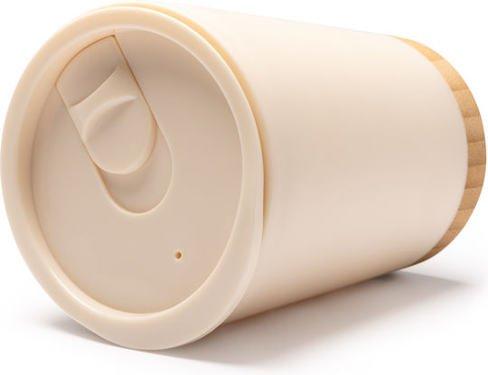 Mirin Mug Bamboo with Lid Blue 290ml