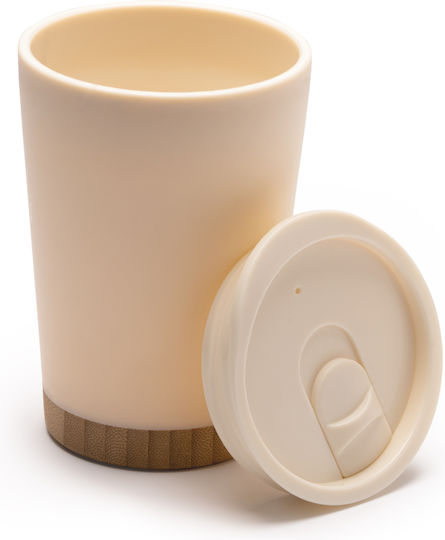 Mirin Mug Bamboo with Lid Black 290ml
