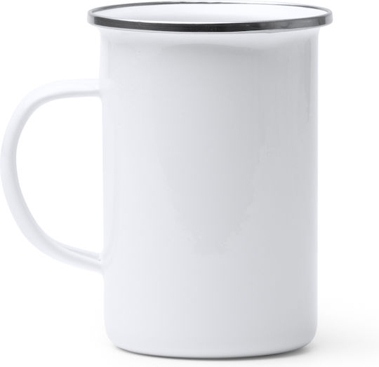 Alepo Κούπα Εμαγιέ Λευκή 380ml Alepo Κούπα Εμαγιέ Λευκή 380ml