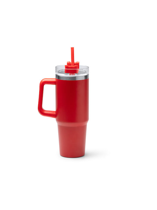 Kranston Κούπα Μεταλλική με Καπάκι Πράσινη 870ml