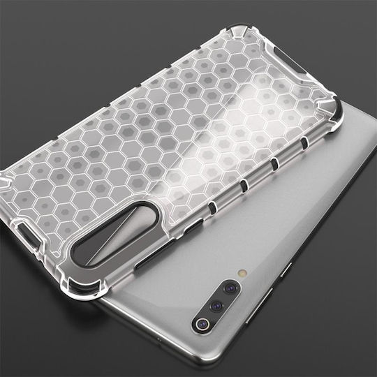5g Shockproof Honeycomb Back Cover Plastic / Silicone Black (Mi 9 Pro)