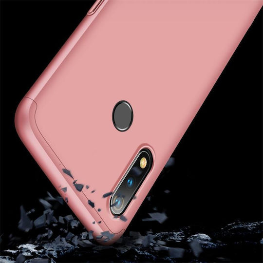Three Stage Splicing Full Coverage С пълно покритие (360°) Пластмаса Розово злато (OPPO Realme 3 (GKK))
