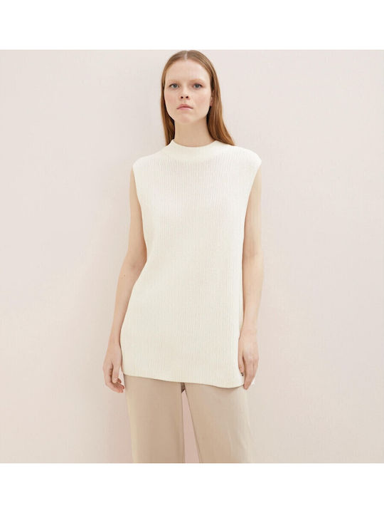 Women's Sleeveless Sweater Beige