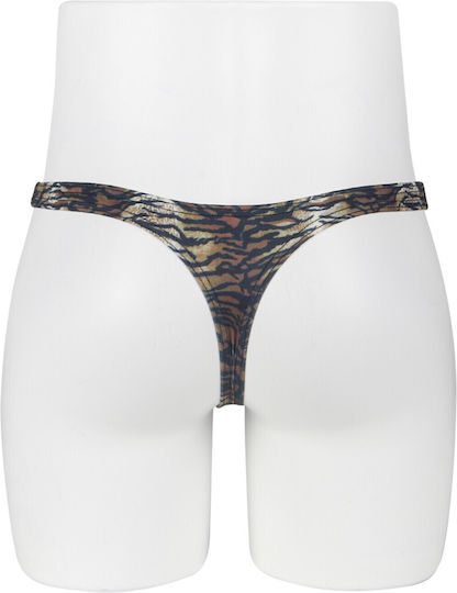 Comfort Ανδρικό Sexy String Καφέ